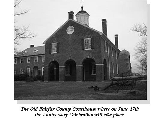 Original Fairfax County Courty House, VA